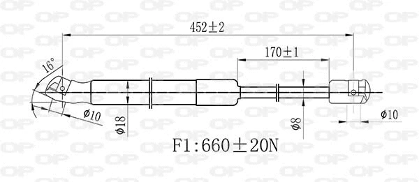 Gas Spring, boot/cargo area