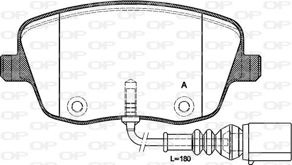 Brake Pad Set, disc brake (BPA0775.01)