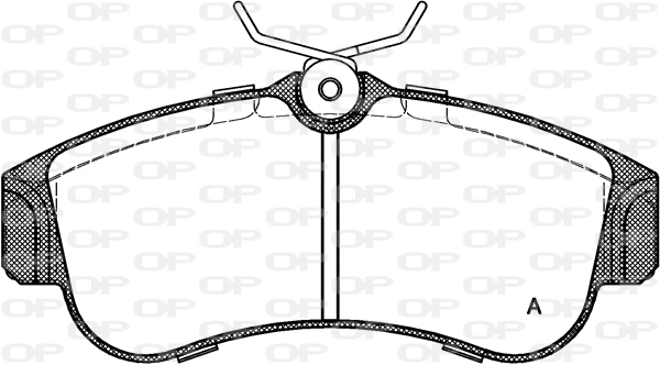 Brake Pad Set, disc brake (BPA0320.00)