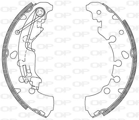 Brake Shoe Set (BSA2085.00)