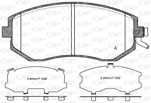 Brake Pad Set, disc brake (BPA0951.04)