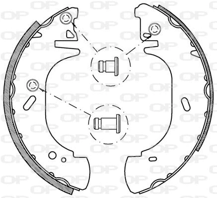 Brake Shoe Set (BSA2136.00)