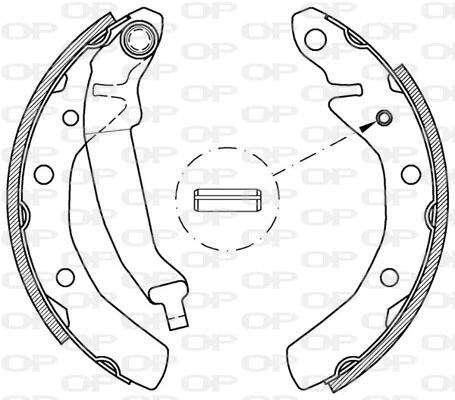 Brake Shoe Set (BSA2033.00)