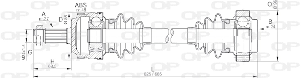 Drive Shaft (DRS6104.00)