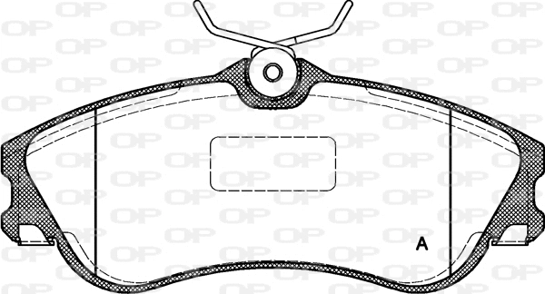 Brake Pad Set, disc brake (BPA0634.00)