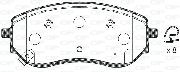 Brake Pad Set, disc brake (BPA1801.02)