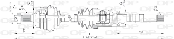 Drive Shaft (DRS6093.00)