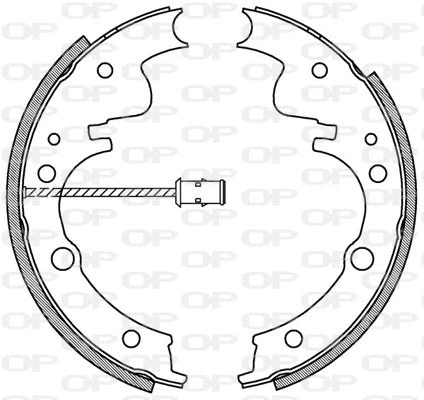 Brake Shoe Set (BSA2046.00)