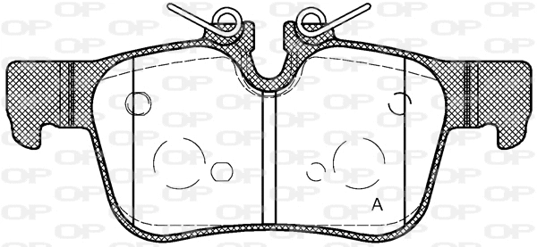 Brake Pad Set, disc brake (BPA1551.10)