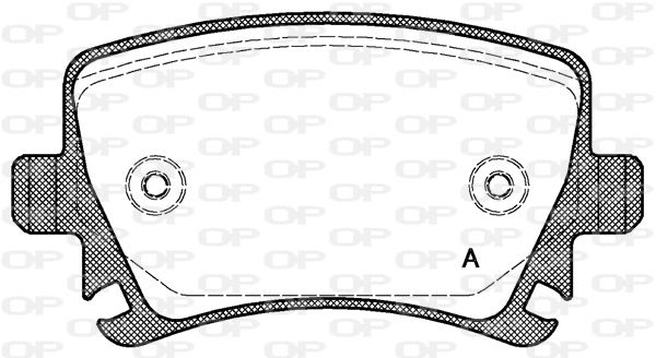 Brake Pad Set, disc brake (BPA1031.00)