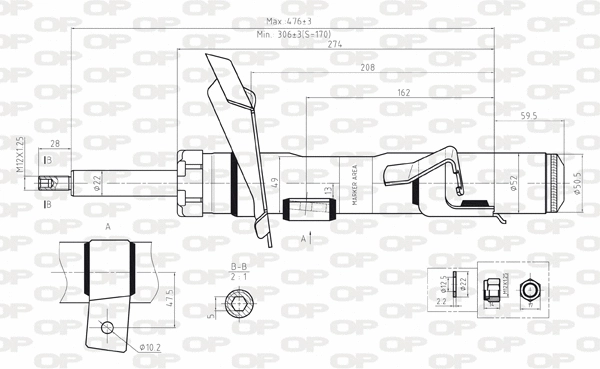 Shock Absorber (SAB8154.31)