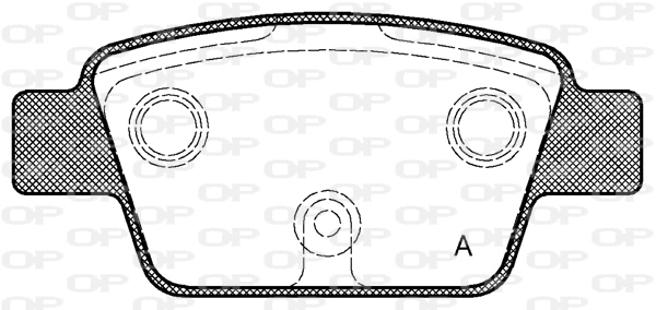 Brake Pad Set, disc brake (BPA0861.00)