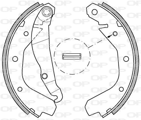 Brake Shoe Set (BSA2038.00)
