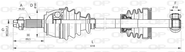 Drive Shaft (DRS6379.00)