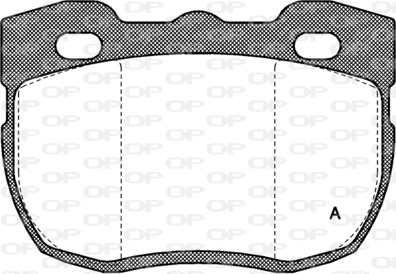 Brake Pad Set, disc brake (BPA0267.00)