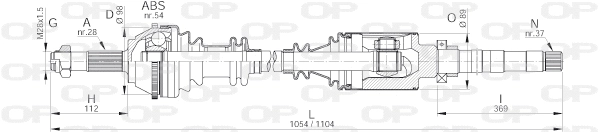 Drive Shaft (DRS6138.00)