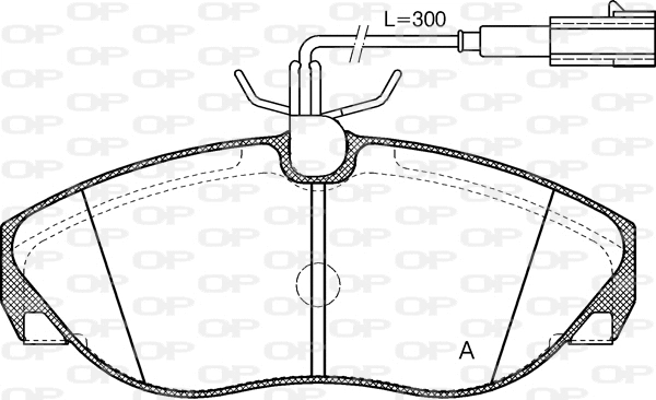 Brake Pad Set, disc brake (BPA0486.11)