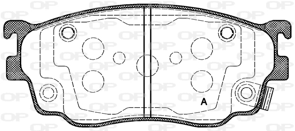 Brake Pad Set, disc brake (BPA0800.02)