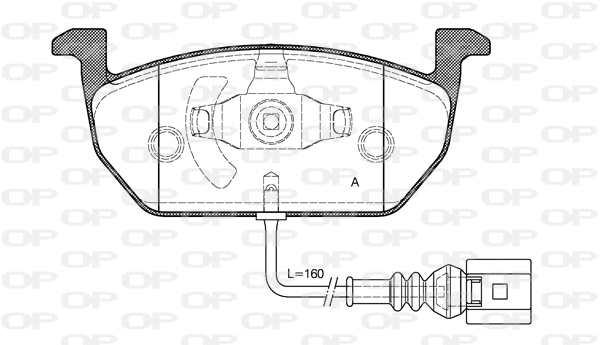 Brake Pad Set, disc brake (BPA1601.01)