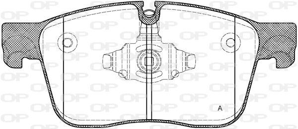 Brake Pad Set, disc brake (BPA1683.00)