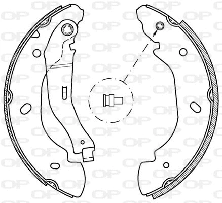 Brake Shoe Set (BSA2047.00)