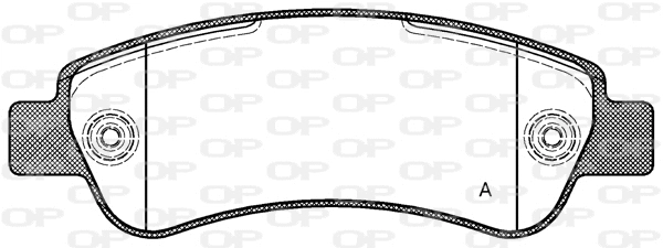 Brake Pad Set, disc brake (BPA1238.00)