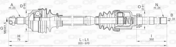 Drive Shaft (DRS6456.00)