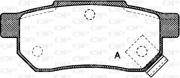 Brake Pad Set, disc brake (BPA0233.02)