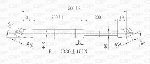 Gas Spring, boot/cargo area
