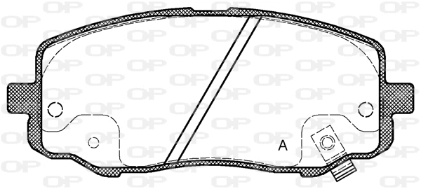 Brake Pad Set, disc brake (BPA1133.12)