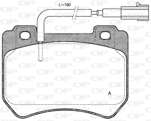 Brake Pad Set, disc brake (BPA1444.01)