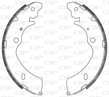 Brake Shoe Set (BSA2124.00)