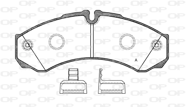 Brake Pad Set, disc brake (BPA0651.20)