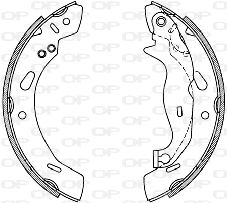 Brake Shoe Set (BSA2231.00)