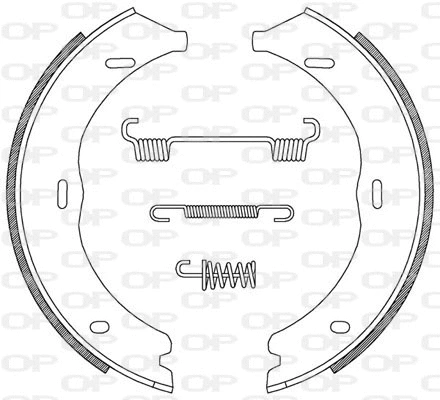 Brake Shoe Set (BSA2216.00)
