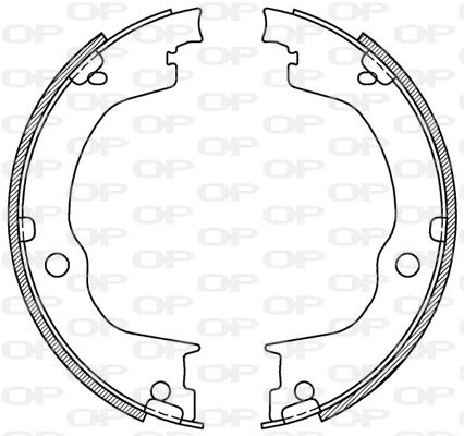 Brake Shoe Set (BSA2220.00)
