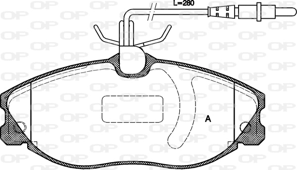Brake Pad Set, disc brake (BPA0604.14)
