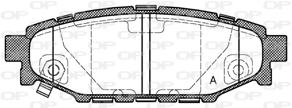 Brake Pad Set, disc brake (BPA1136.01)