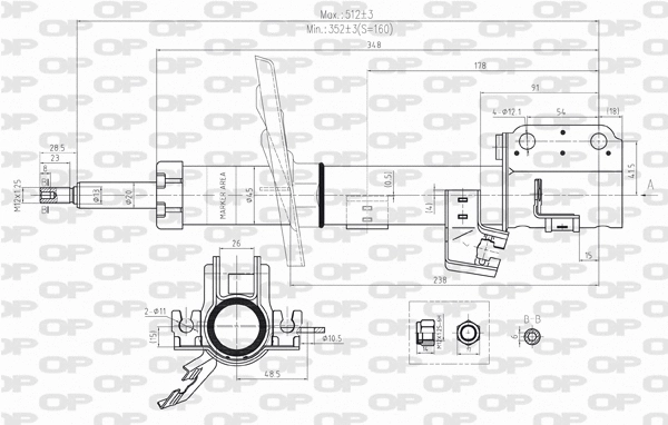 Shock Absorber (SAB8221.31)