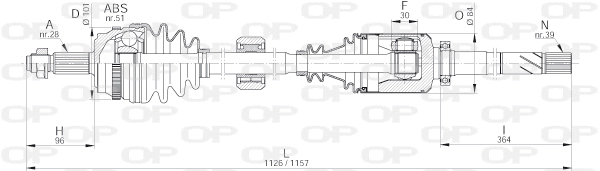 Drive Shaft (DRS6210.00)
