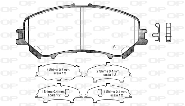 Brake Pad Set, disc brake (BPA1318.22)