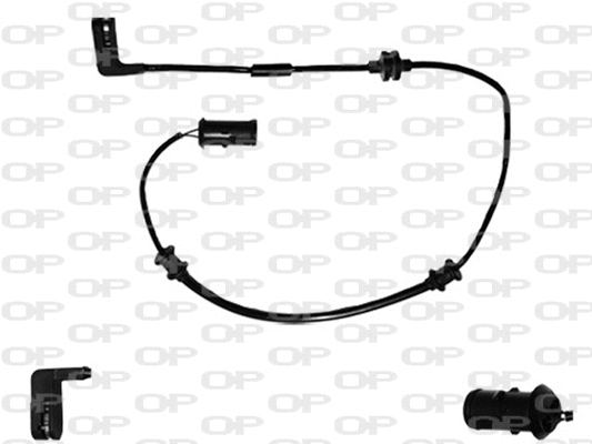 Warning Contact, brake pad wear (AK3060.00)