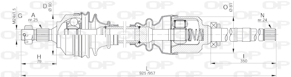 Drive Shaft (DRS6248.00)