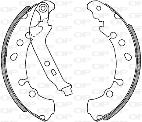 Brake Shoe Set (BSA2230.00)