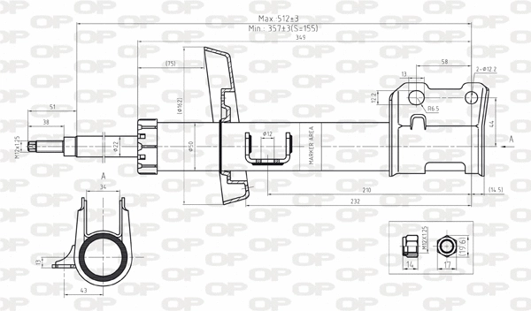 Shock Absorber (SAB8113.31)