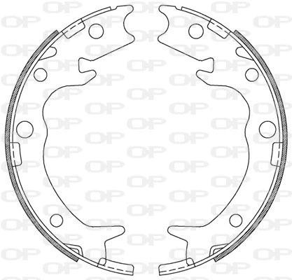 Brake Shoe Set (BSA2212.00)