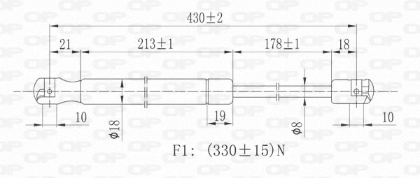 Gas Spring, boot/cargo area