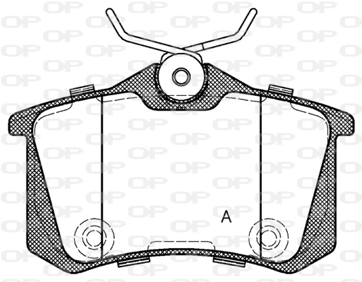 Brake Pad Set, disc brake (BPA0263.74)
