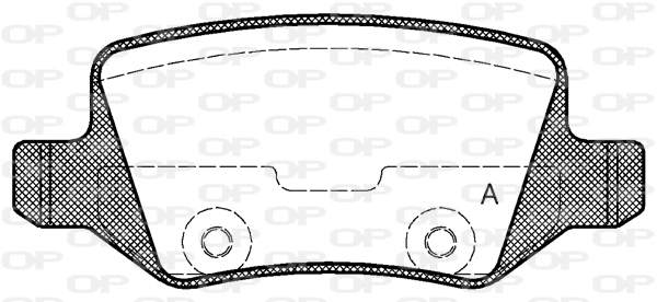 Brake Pad Set, disc brake (BPA0818.00)