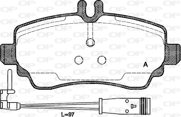 Brake Pad Set, disc brake (BPA0650.22)